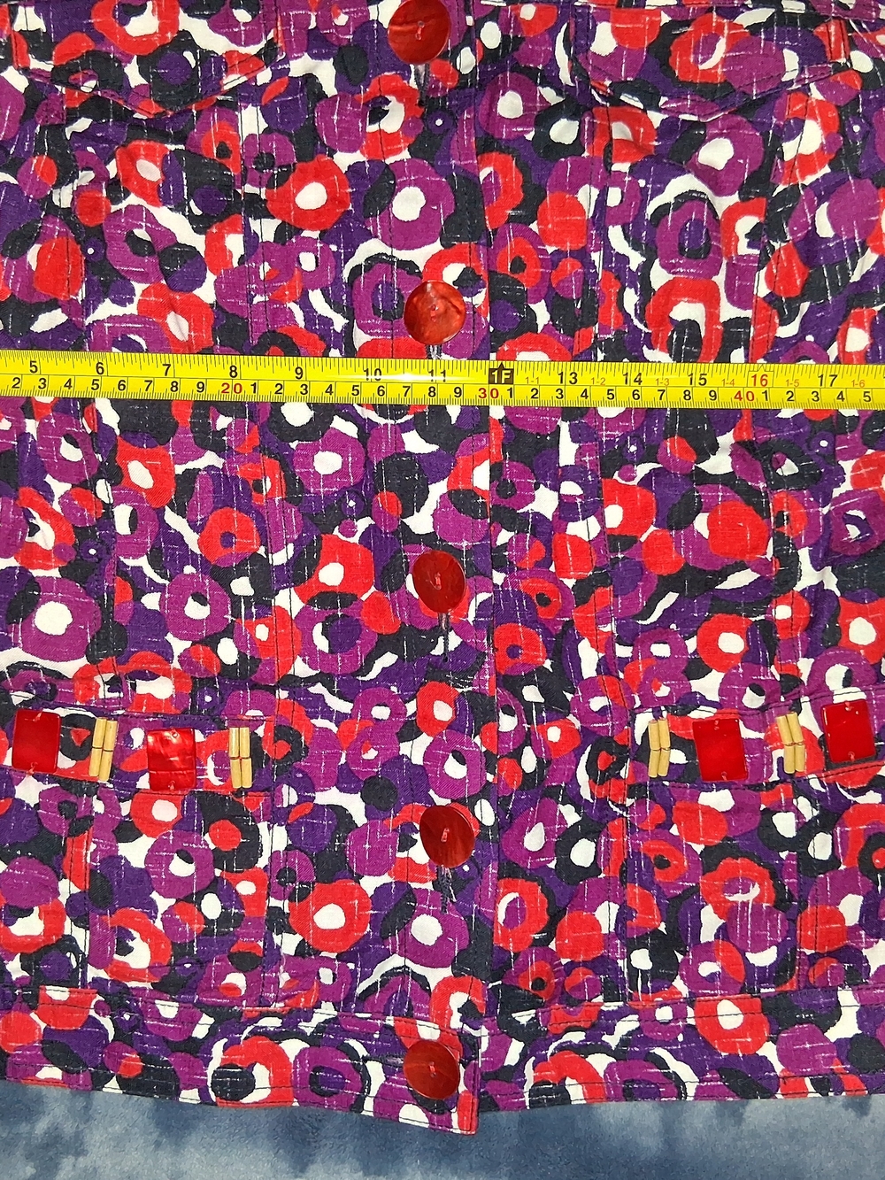 Ruby Rd. Woman Floral Button-Up Jacket Size 18W - Picture 6 of 6